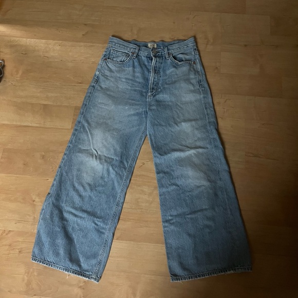 Citizens of Humanity Sacha High Rise Wide Leg Light Wash Jeans size 27 - Picture 3 of 5